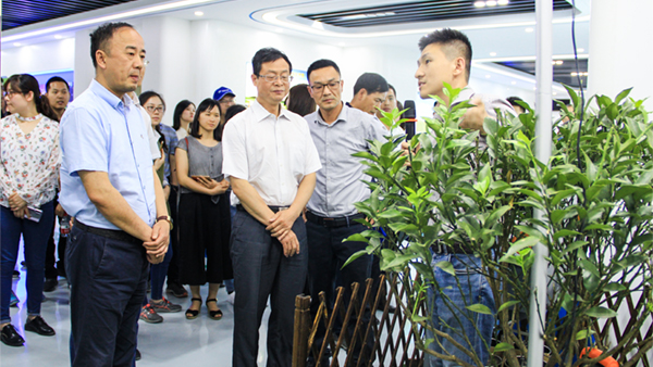 谢主任一行参观芭乐视频APP污版展厅 谢主任一行参观芭乐视频APP污版展厅
