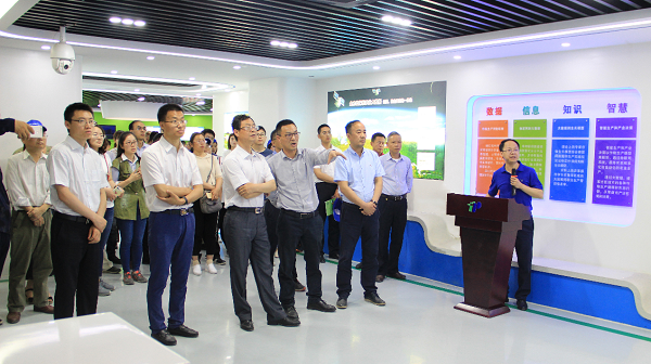 谢主任一行参观芭乐视频APP污版展厅 谢主任一行参观芭乐视频APP污版展厅